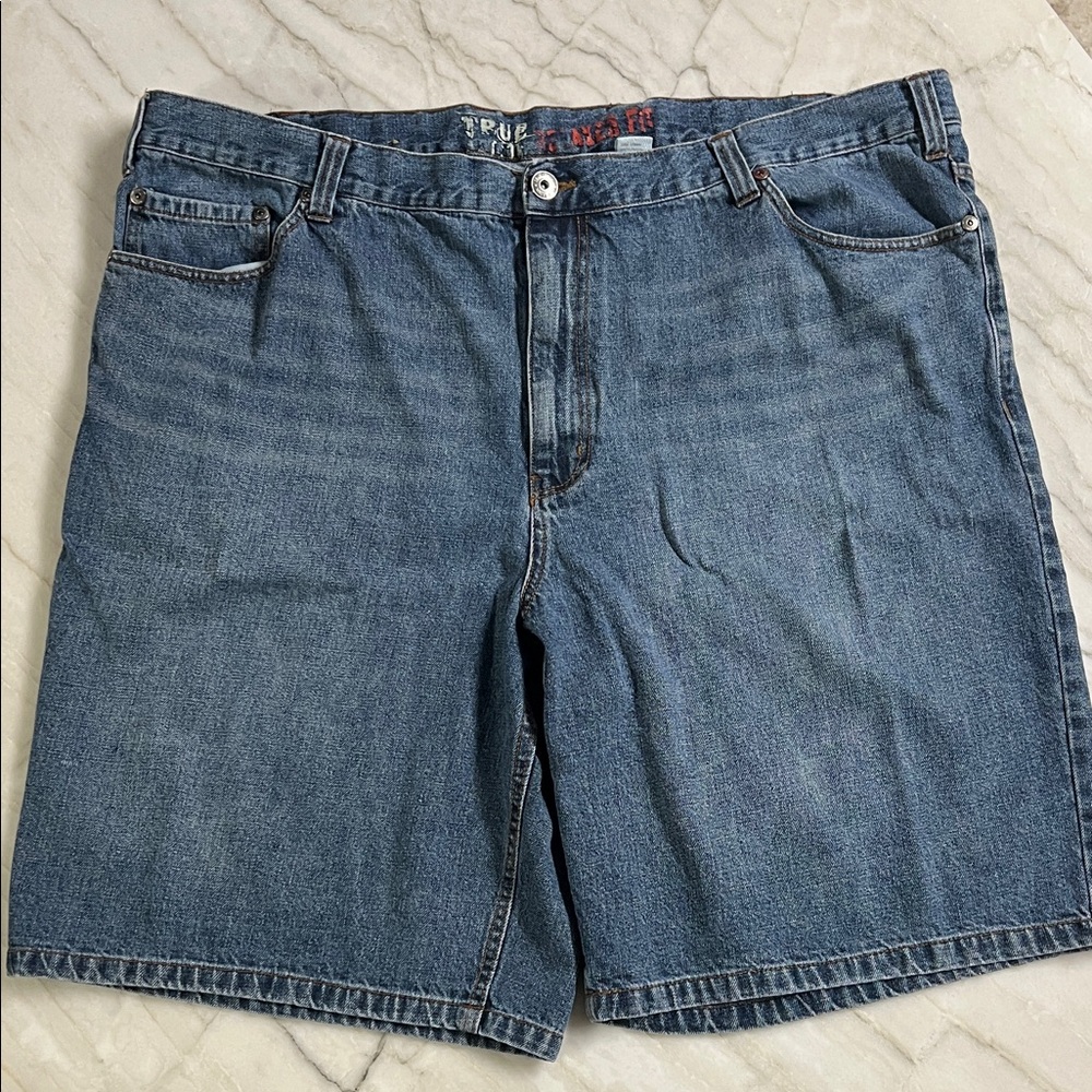True Nation relaxed fit mens denim shorts size 48